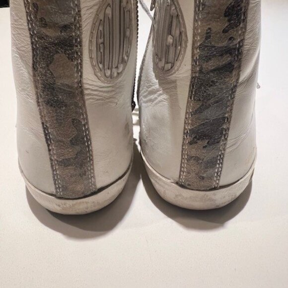 Golden Goose "Fancy" Leather High Top Sneakers - Size 37/7 - Picture 5 of 7